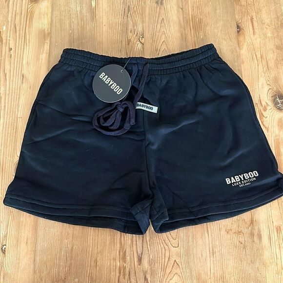 BABYBOO CORA LUXE SHORTS - BLACK NEW WITH TAGS - Picture 4 of 5